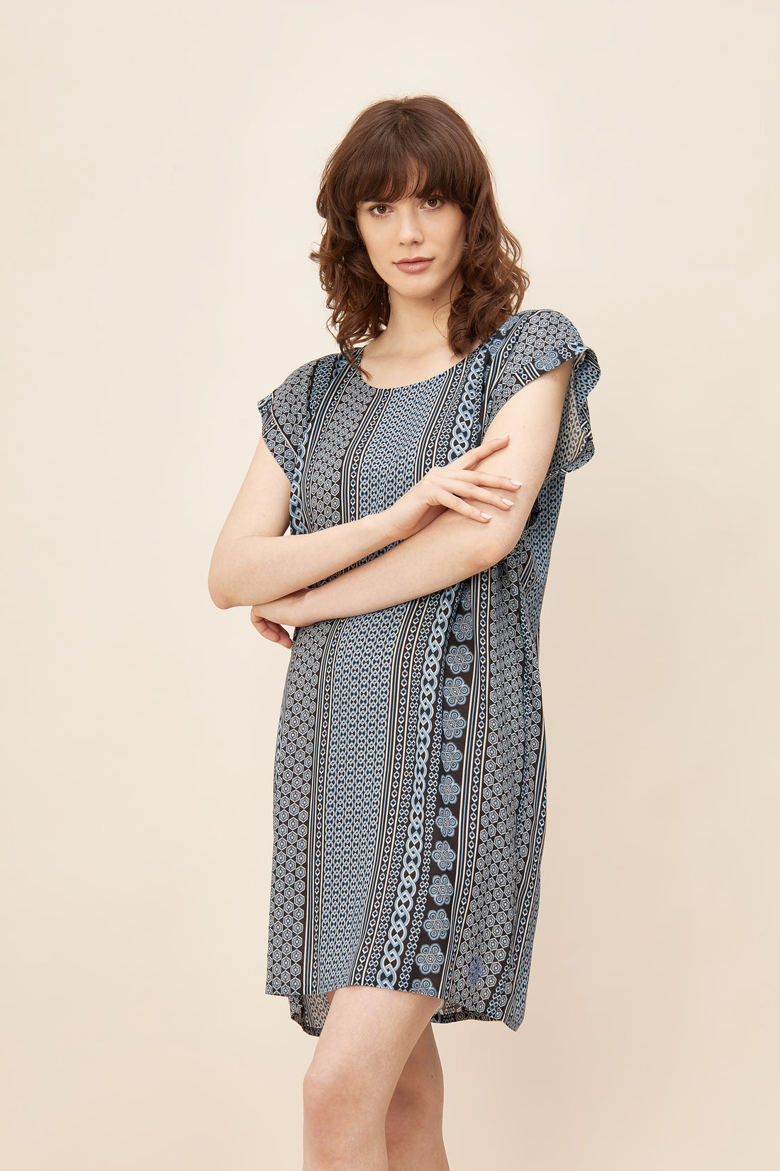 Feraud Beach Dress, Overcut Luxury Chain (3225145) Stripe Mix