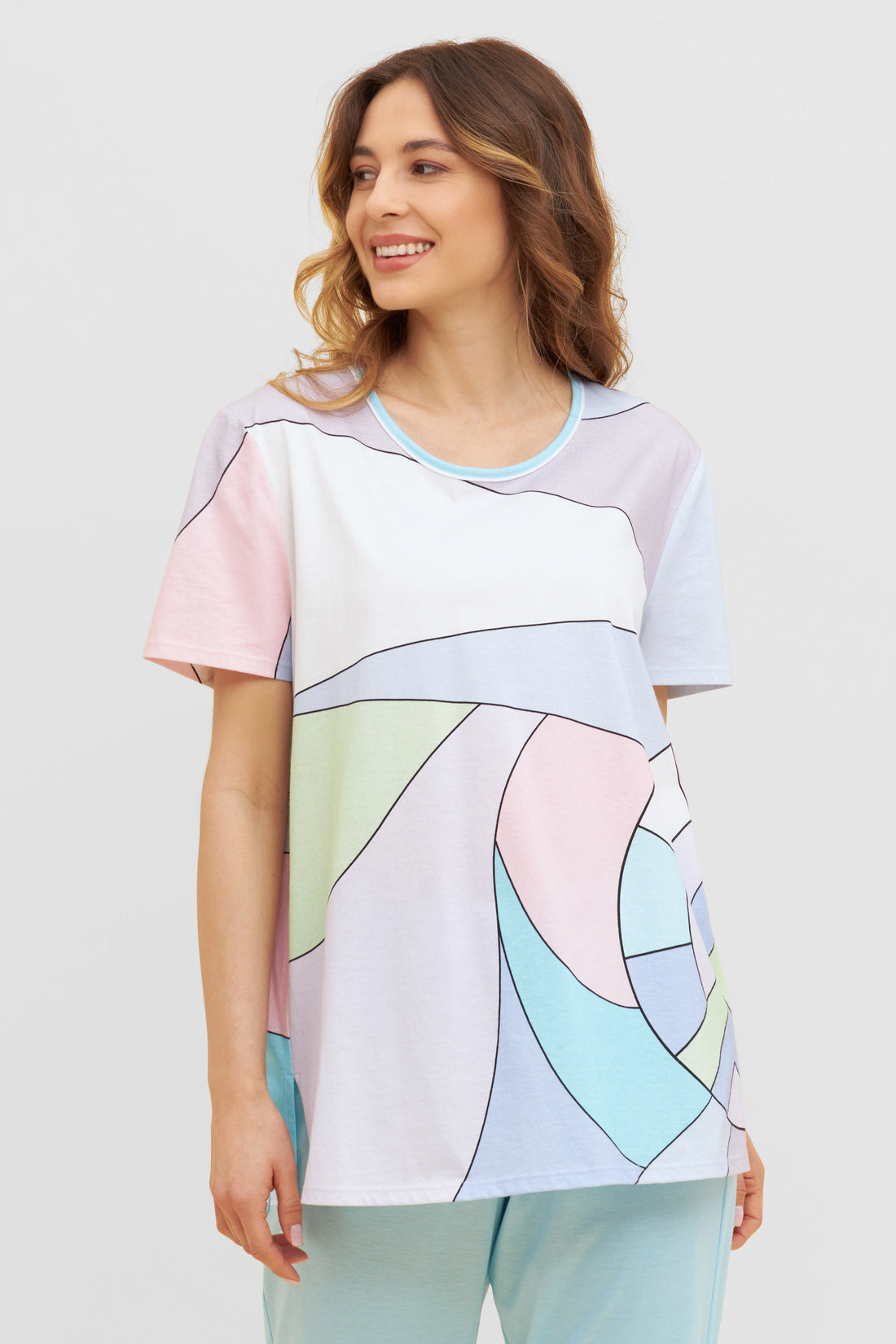 Feraud Pajama, 1/2 Sleeve, Pants 1/1, Round Neck Ar (3231000) Colourmix