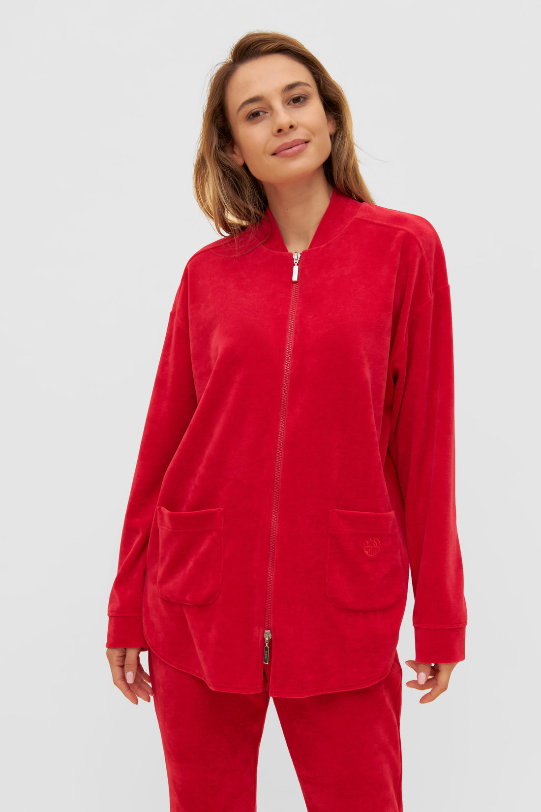 Feraud Lounge Suit, 1/1 Sleeve, Pants 1/1, Zipper, Pocke (3231018) Red
