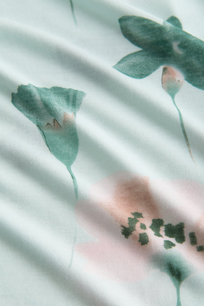 Feraud Night Dress, 1/2 Sleeve, V-Neck Pastel Flower (3231121) Pastell Flowers