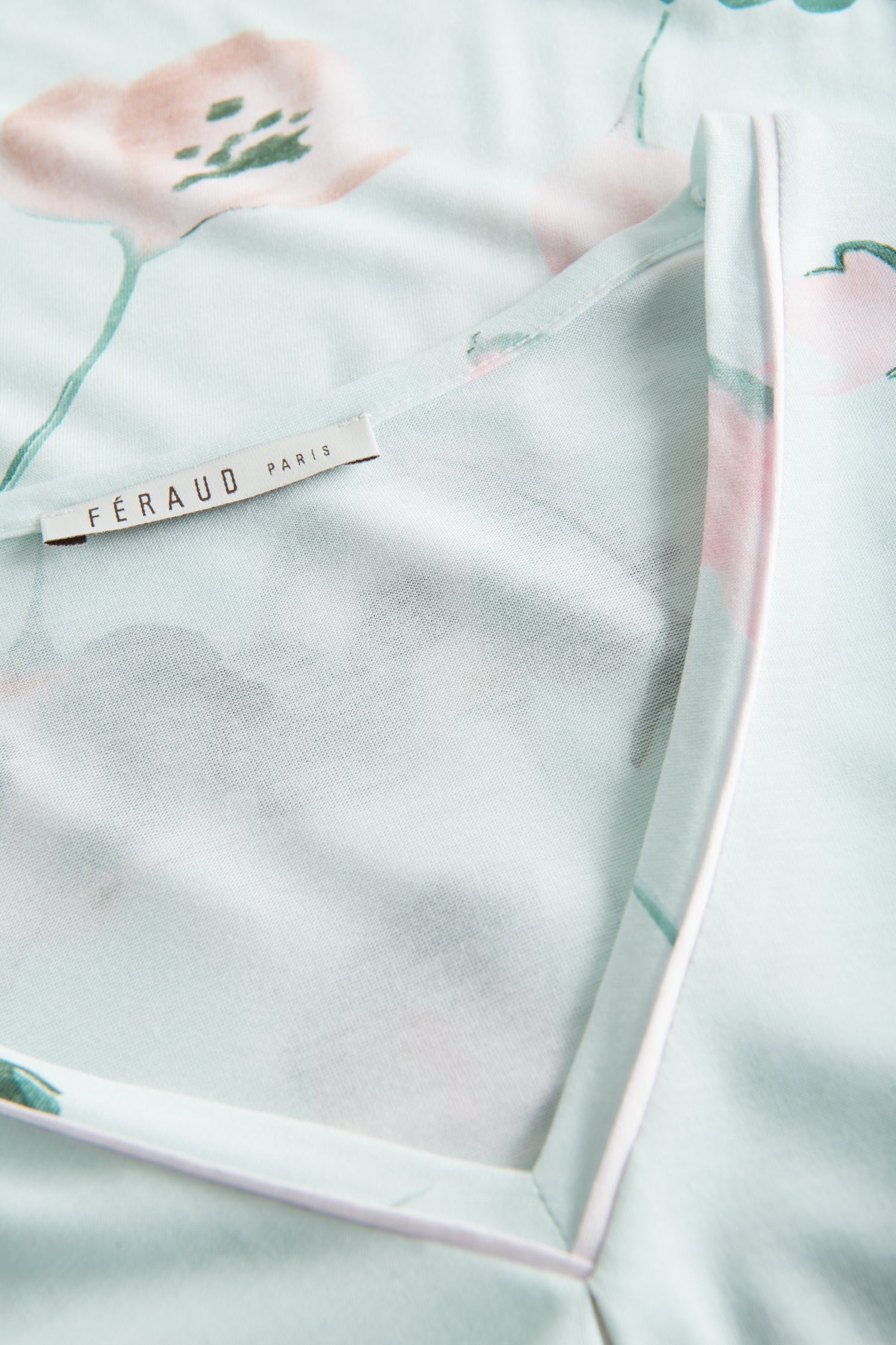 Feraud Night Dress, 1/2 Sleeve, V-Neck Pastel Flower (3231121) Pastell Flowers