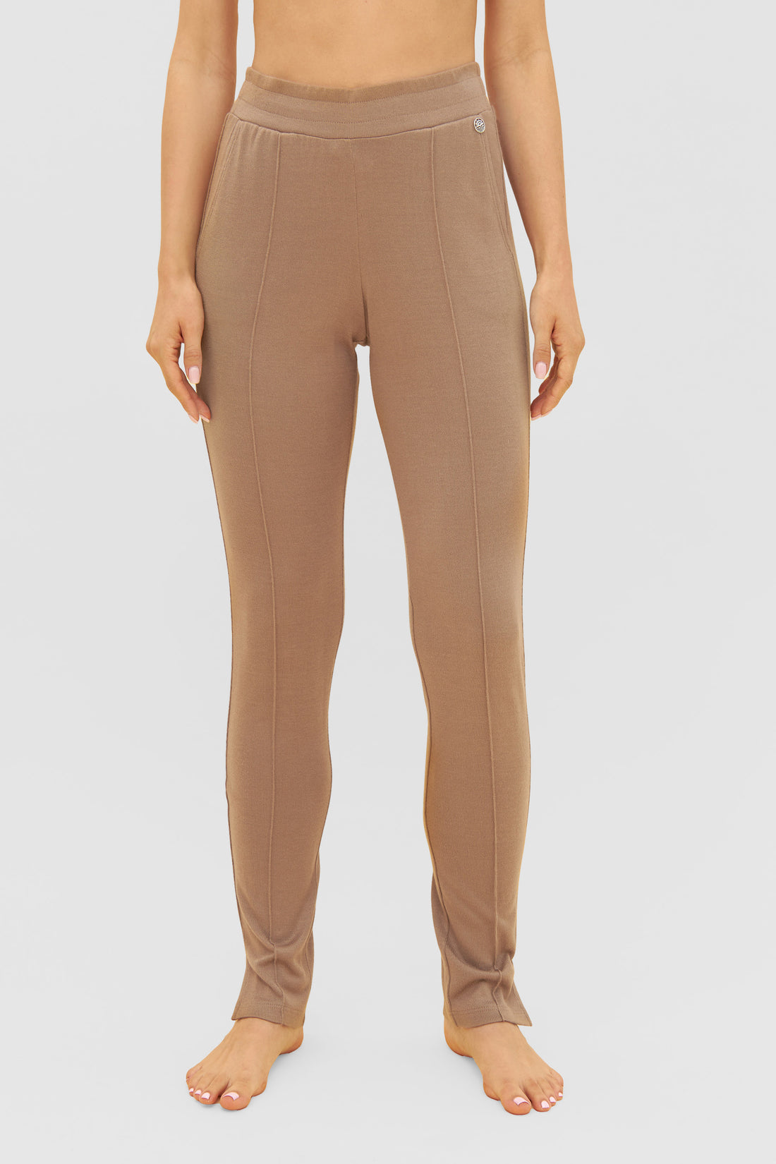Feraud Pants 1/1, Pockets, Slim Knit Uni (3231182) Toffee