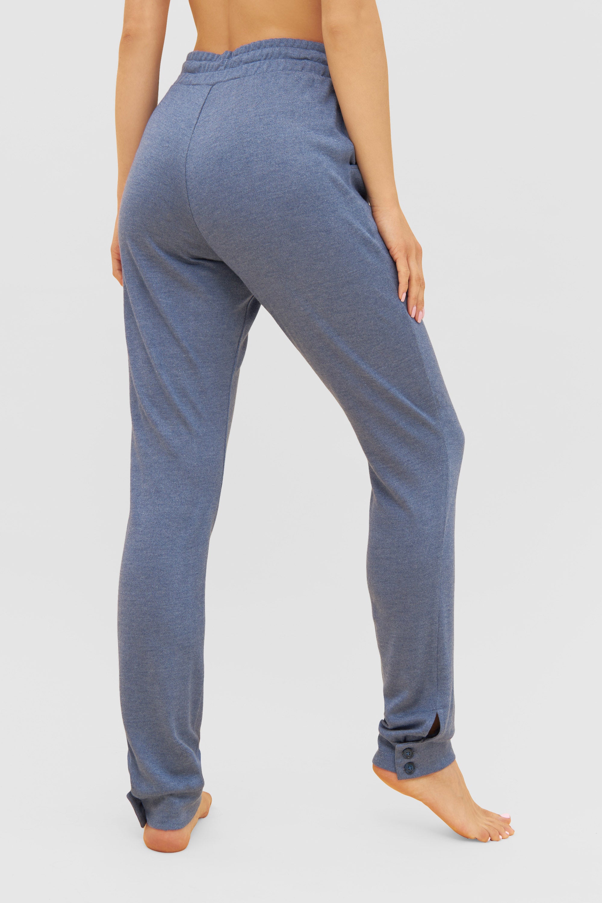 Feraud Pants, 1/1, Pockets, Cuffed Knit Uni Blu (3231196) Blue