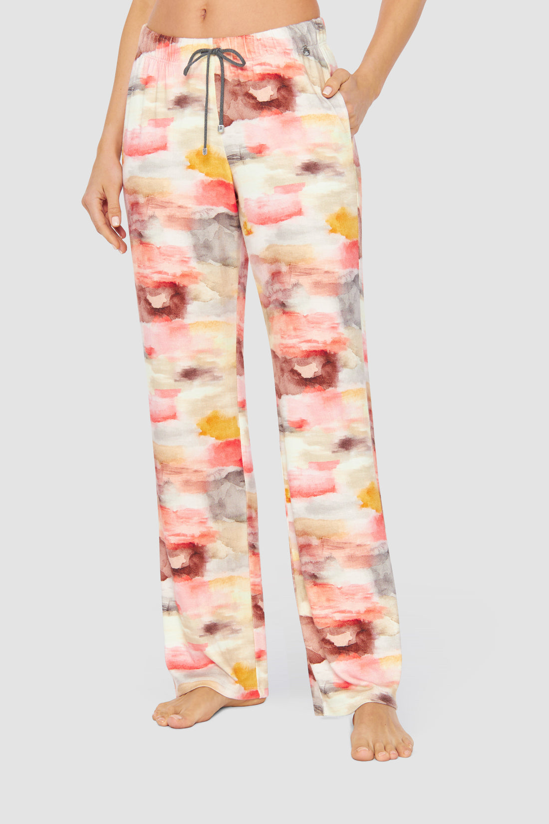Feraud Pants, 1/1, Pockets Knit Print (3231323) Sunrise-Multicolor