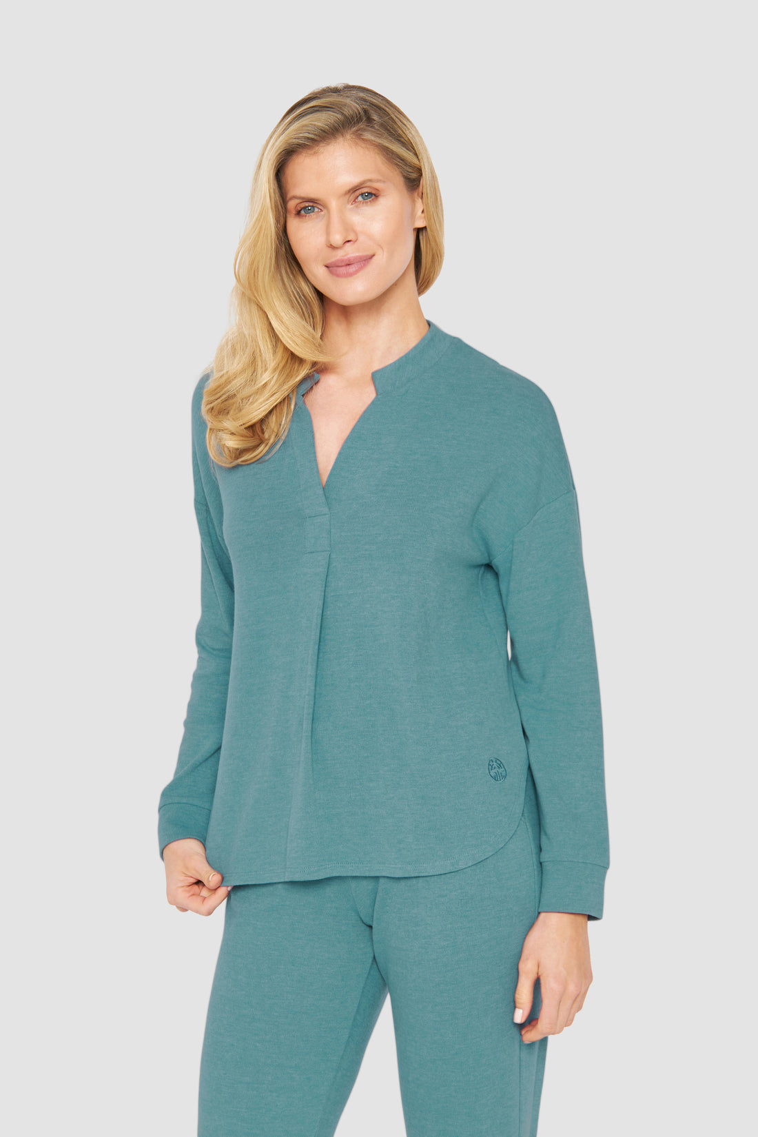 Feraud Lounge Suit, 1/1 Sleeve, Pants 1/1, Standing Coll (3231354) Bottle Green