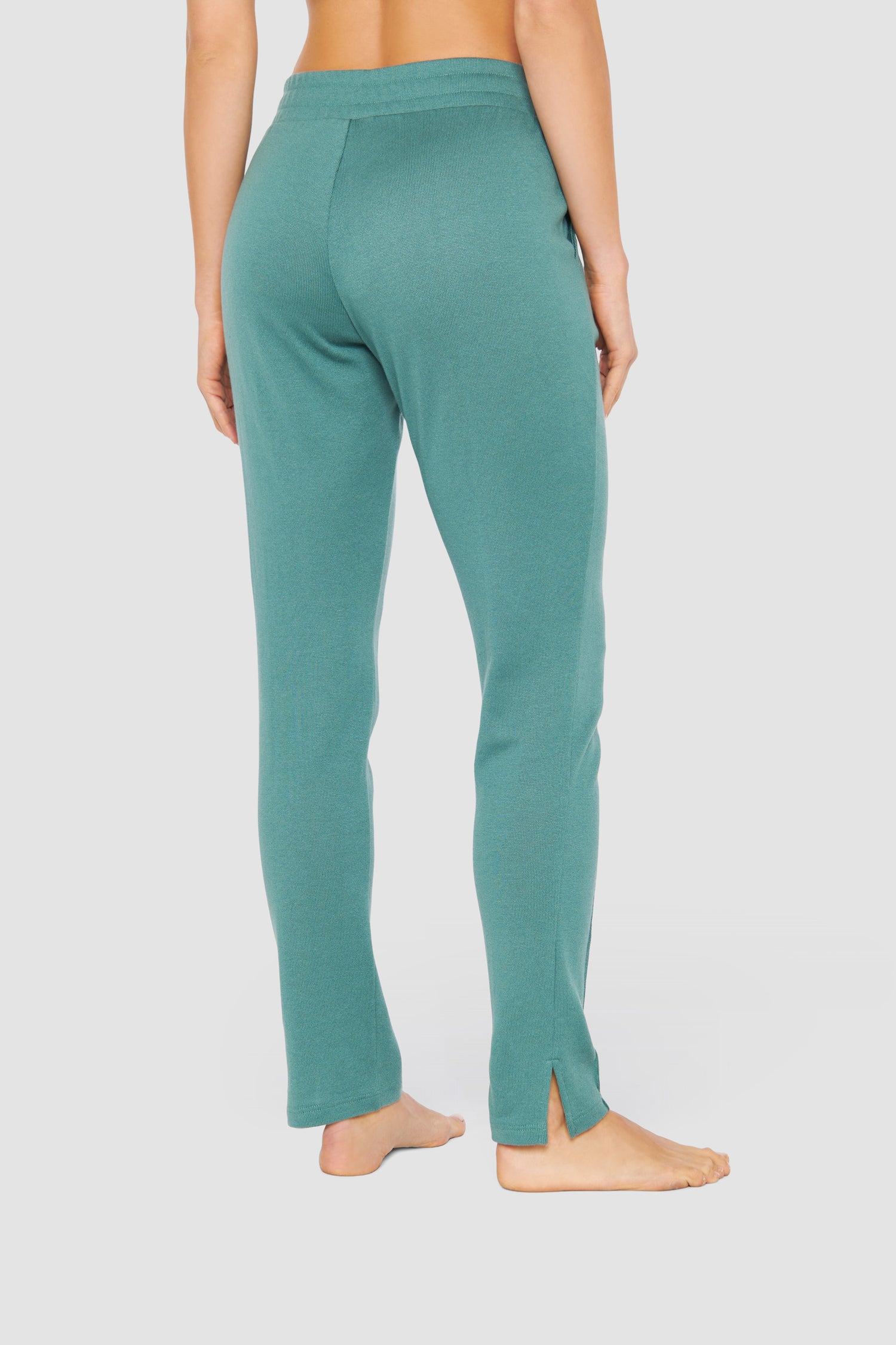 Feraud Pants, 1/1, Pockets, Slim Knit Uni (3231393) Frozen Green