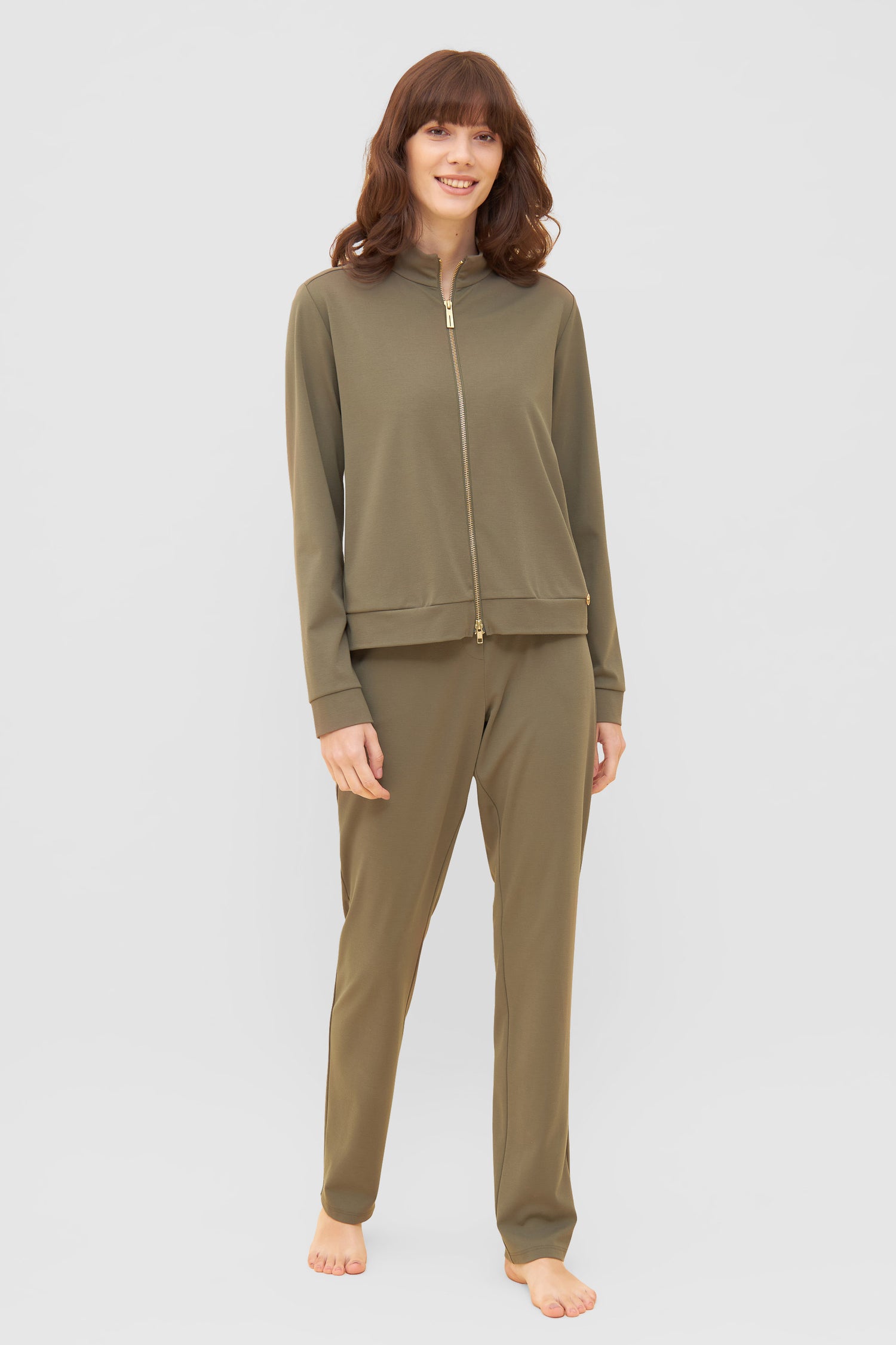 Feraud Pants, 1/1, Pockets, Regular Olive (3235100) Olive