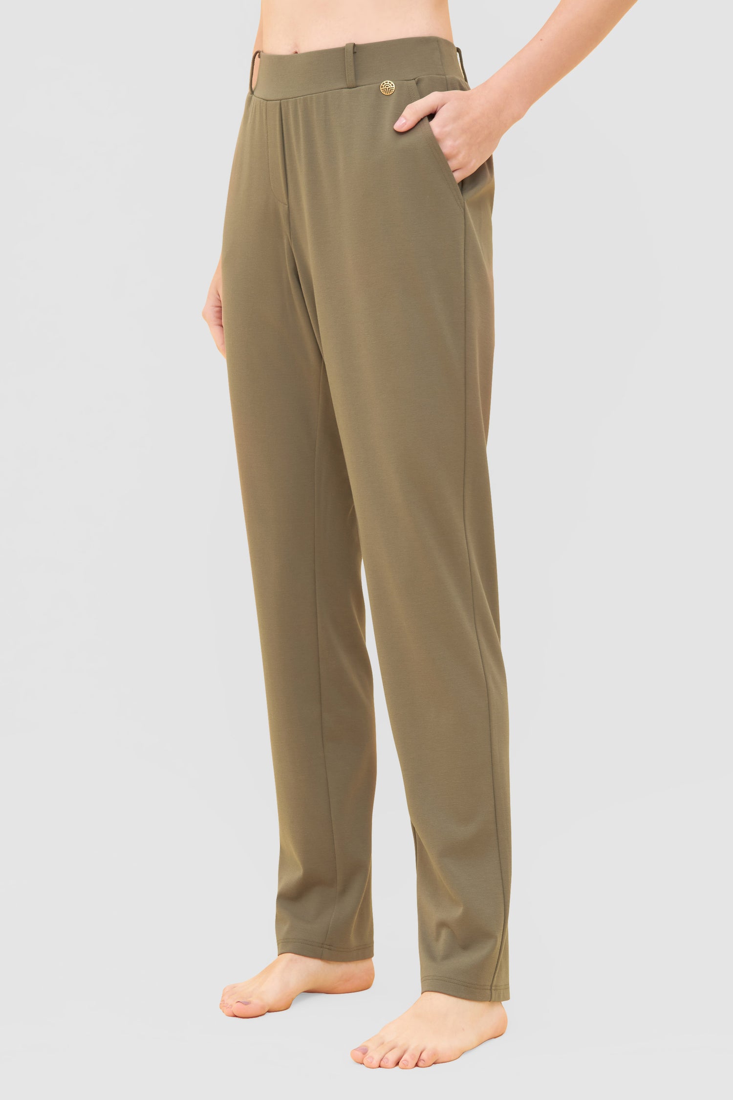 Feraud Pants, 1/1, Pockets, Regular Olive (3235100) Olive