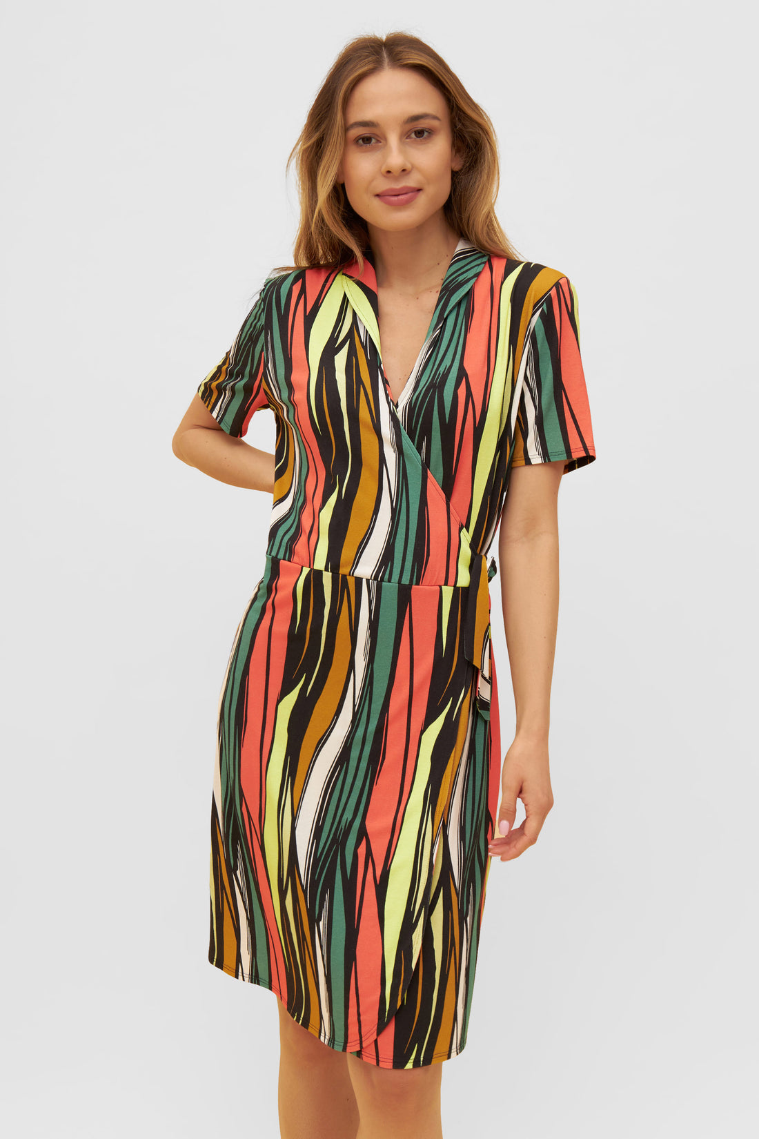 Feraud Beach Dress, Druck 2, 1/2 Sleeve Jungle Vines (3235146) Multicolor Grafik