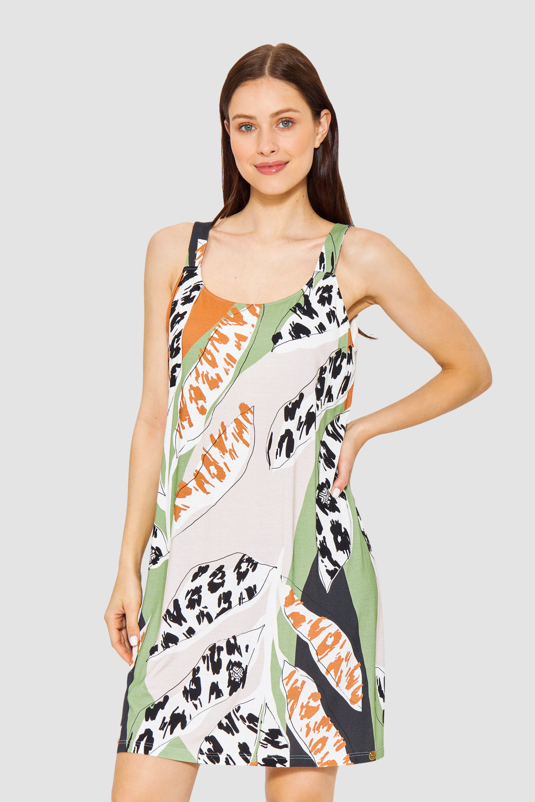 Feraud Beach Dress, Sleeveless, Round Neck, Ubb Voyage (3245008) Leo Couture