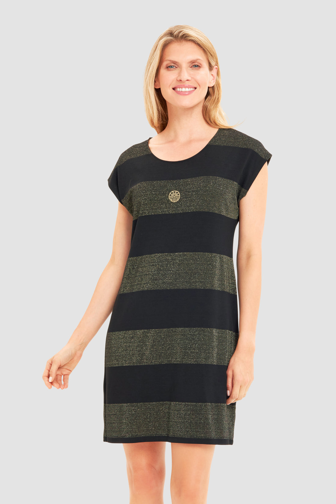 Feraud Beach Dress, Sleeveless, Round Neck Voyage (3245025) Ringlet Black