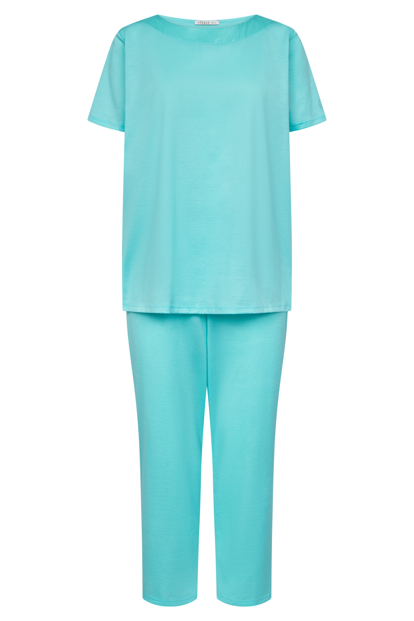 Féraud Pyjamas front view in Lagune