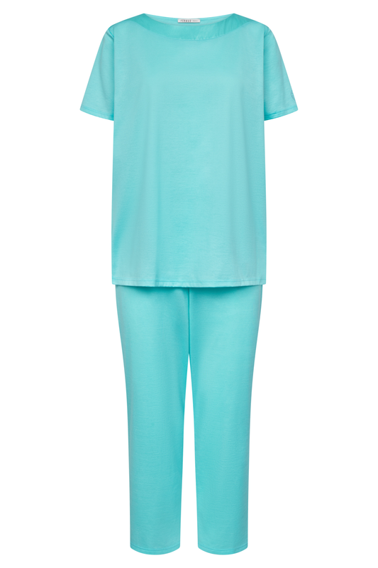 Féraud Pyjamas front view in Lagune
