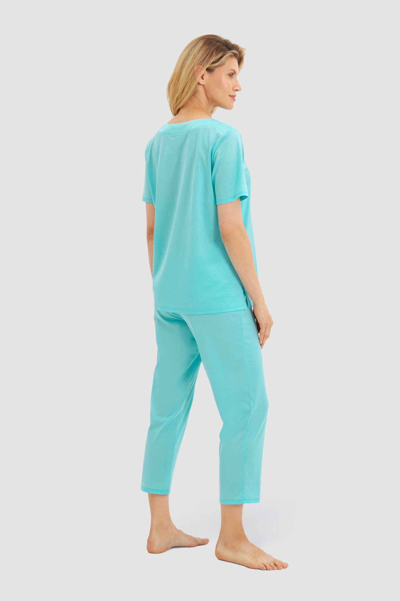 Féraud Pyjamas back view in Lagune