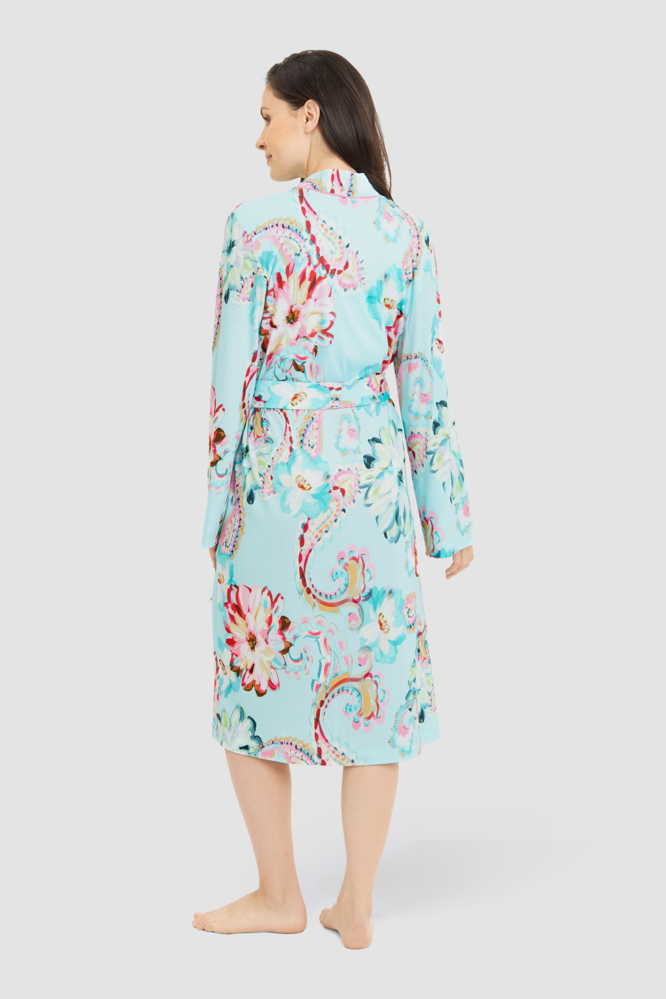 Féraud Robe back view in Big Paisley