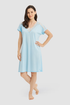 Féraud Nightgown on model in Turquoise