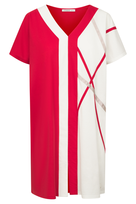 Féraud Nightgown front view in Colourmix