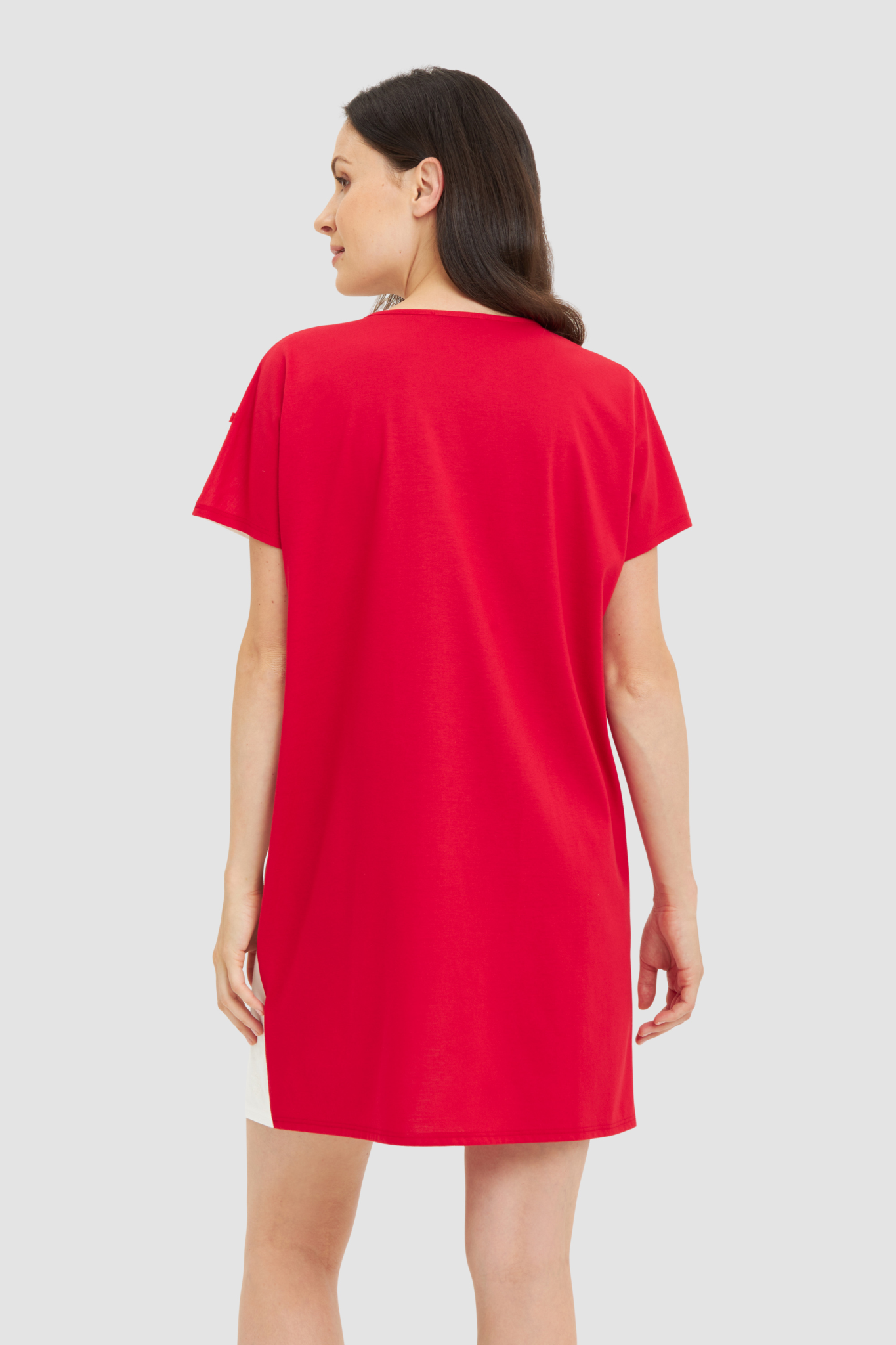 Féraud Nightgown back view in Colourmix