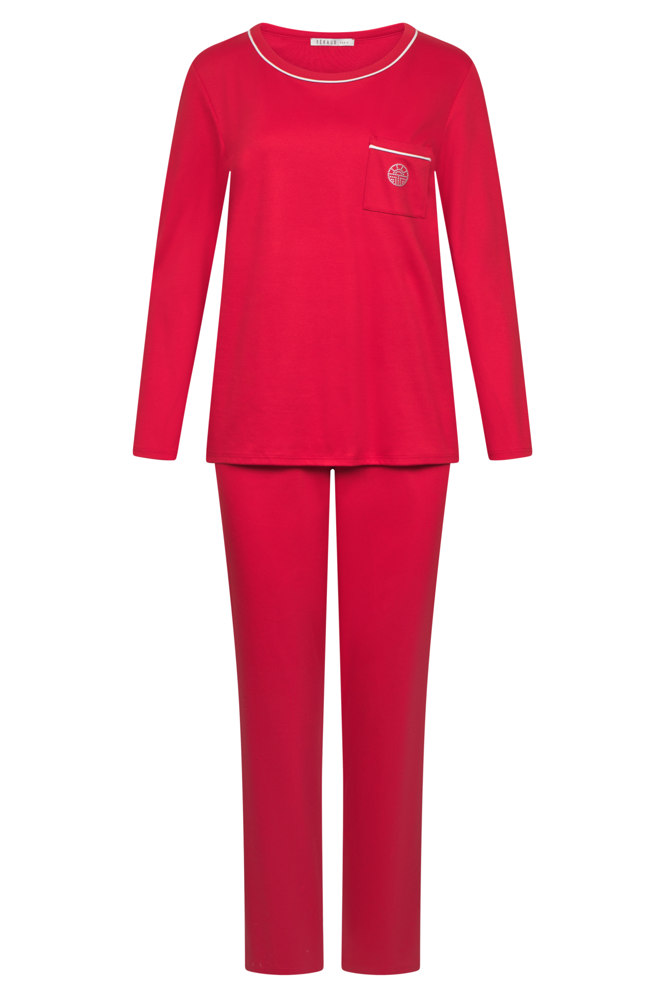 Féraud Pyjamas front view in Minimal Print