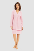 Féraud Nightgown on model in Minimal Print