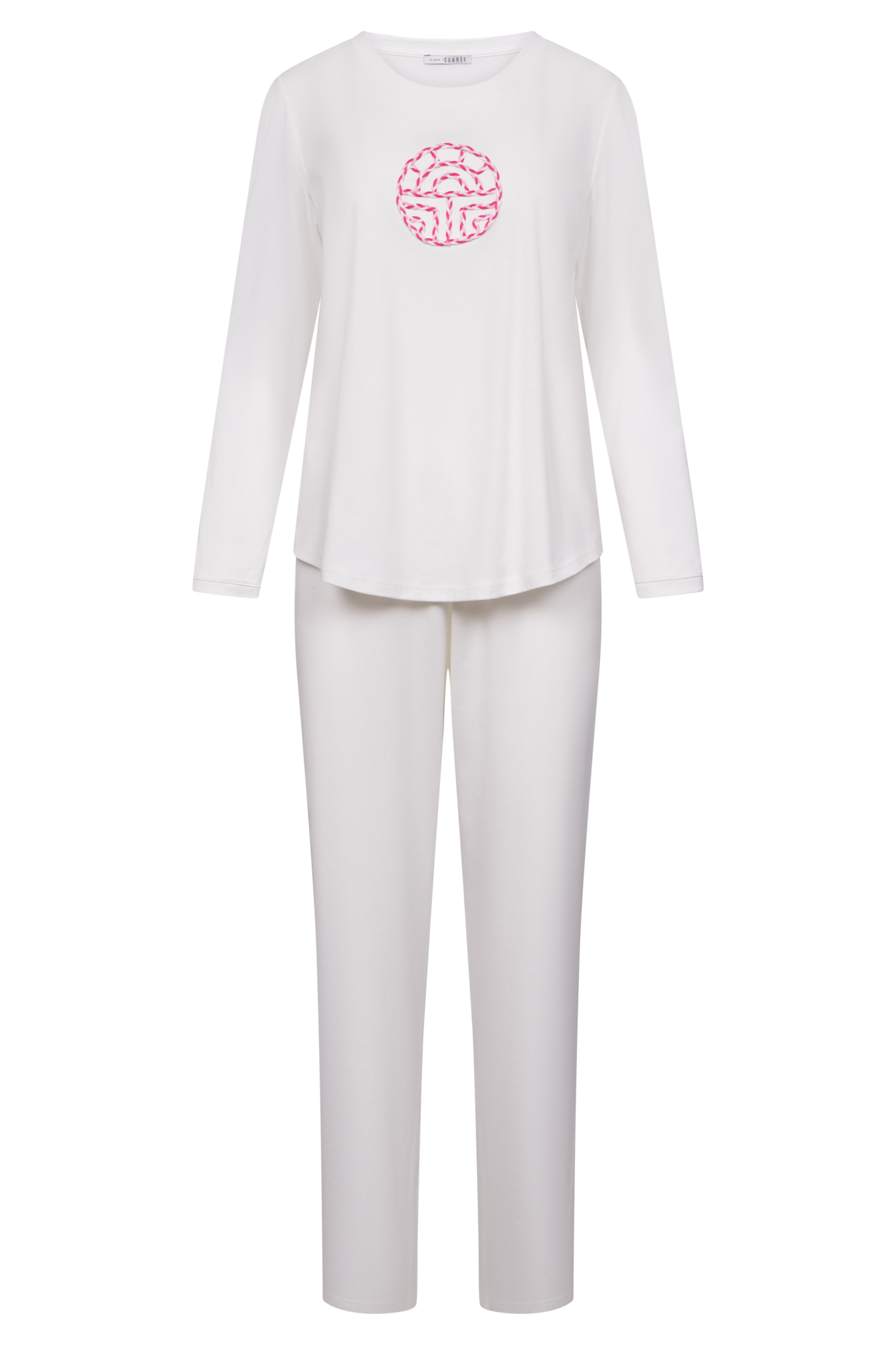 Féraud Pyjamas front view in Ivory