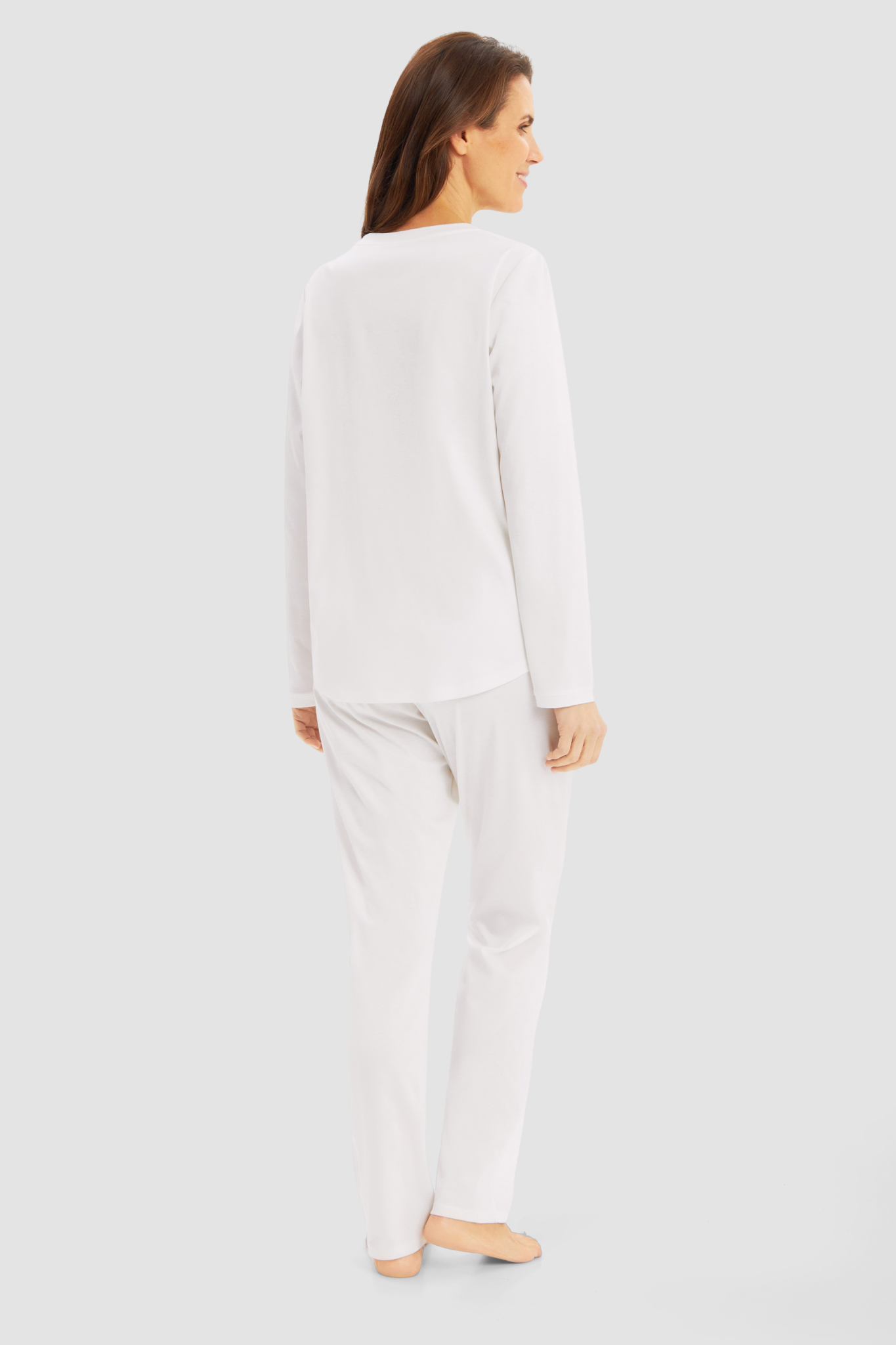 Féraud Pyjamas back view in Ivory