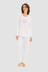 Féraud Pyjamas on model in Ivory