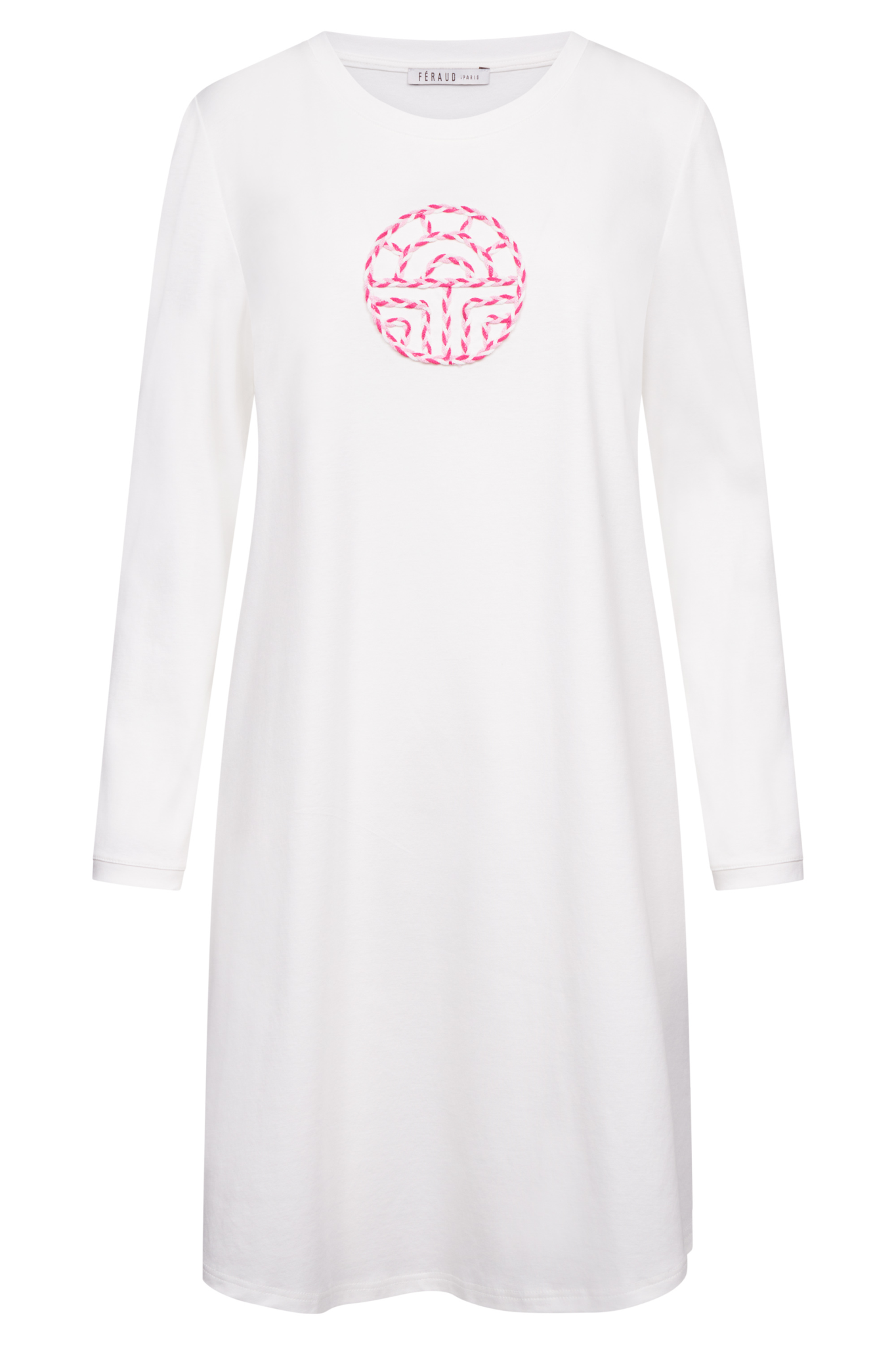 Féraud Nightgown front view in Ivory