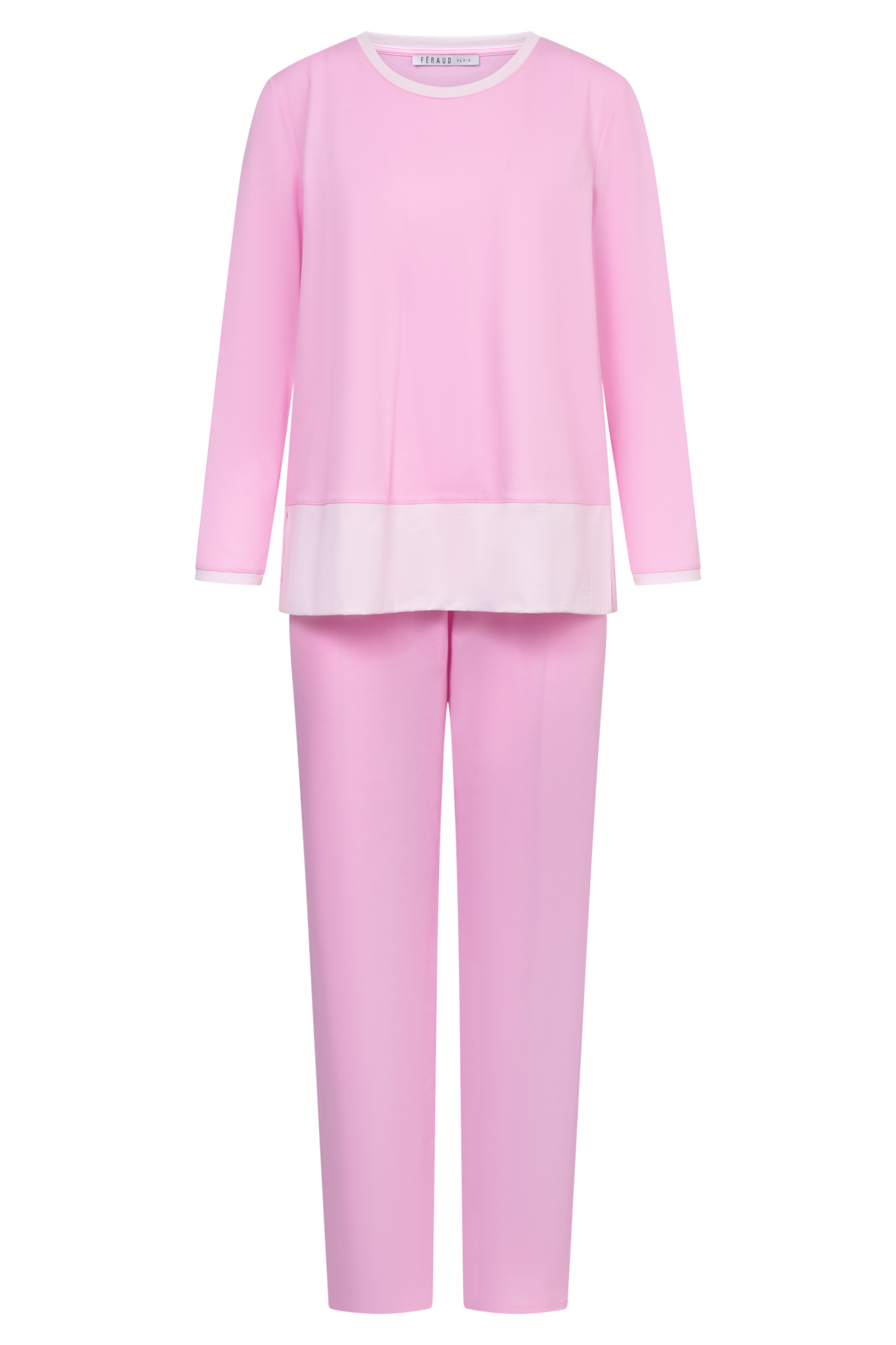 Féraud Pyjamas front view in Orchidee
