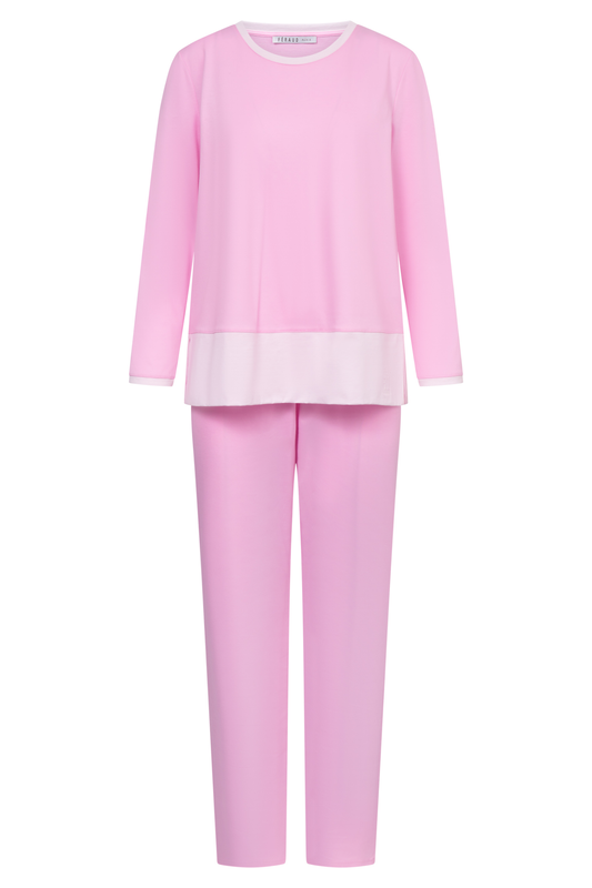 Féraud Pyjamas front view in Orchidee