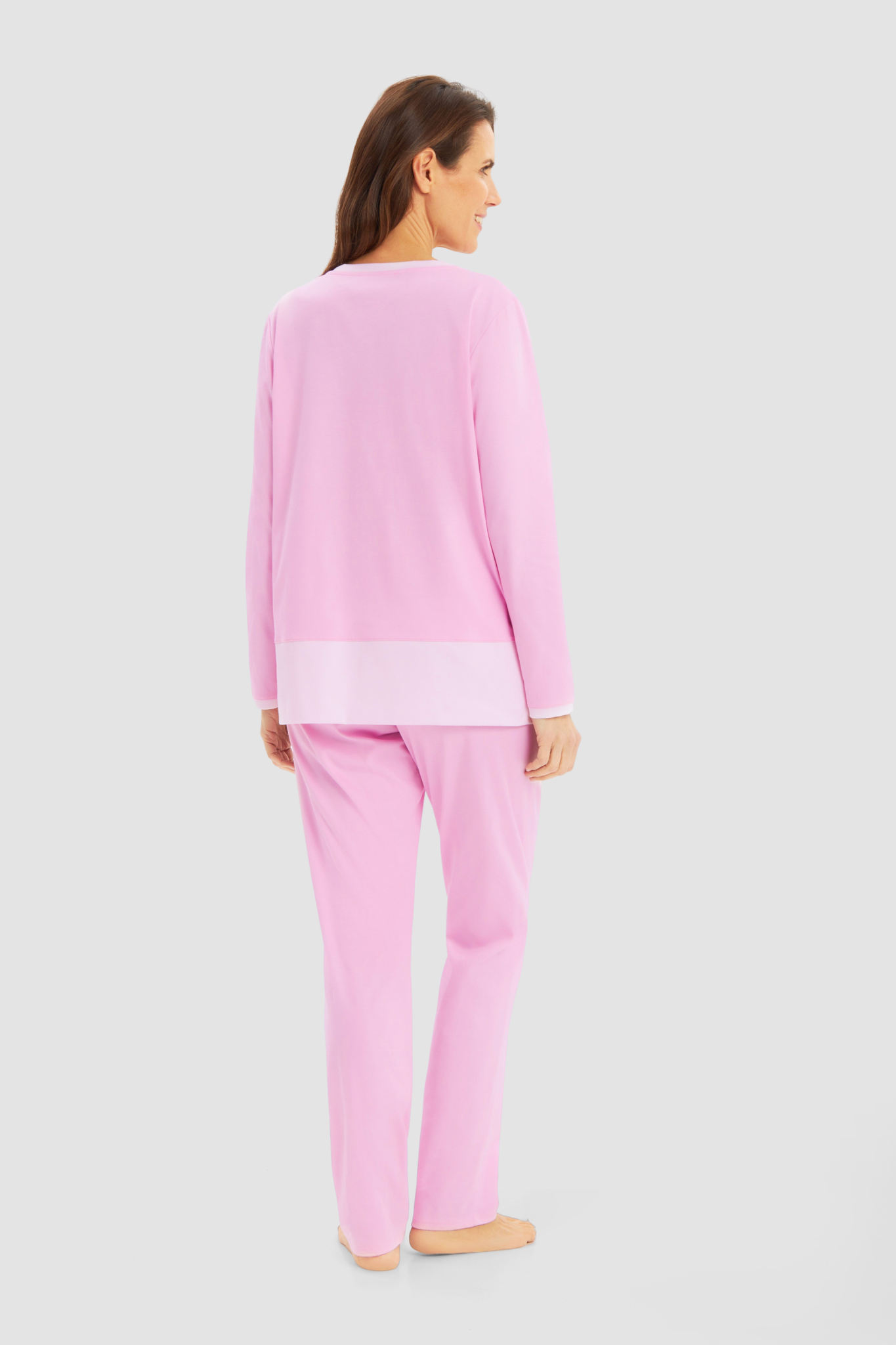 Féraud Pyjamas back view in Orchidee
