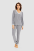 Féraud Pyjamas on model in Heather Grey