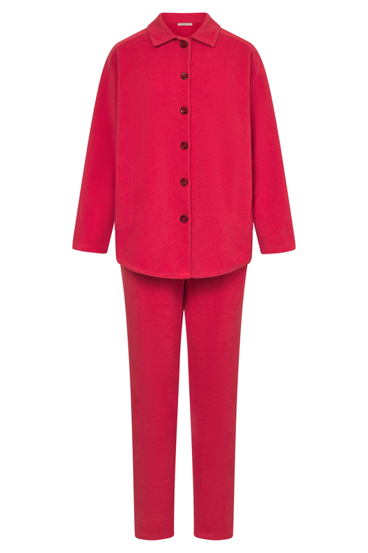 Féraud Lounge Set front view in Red
