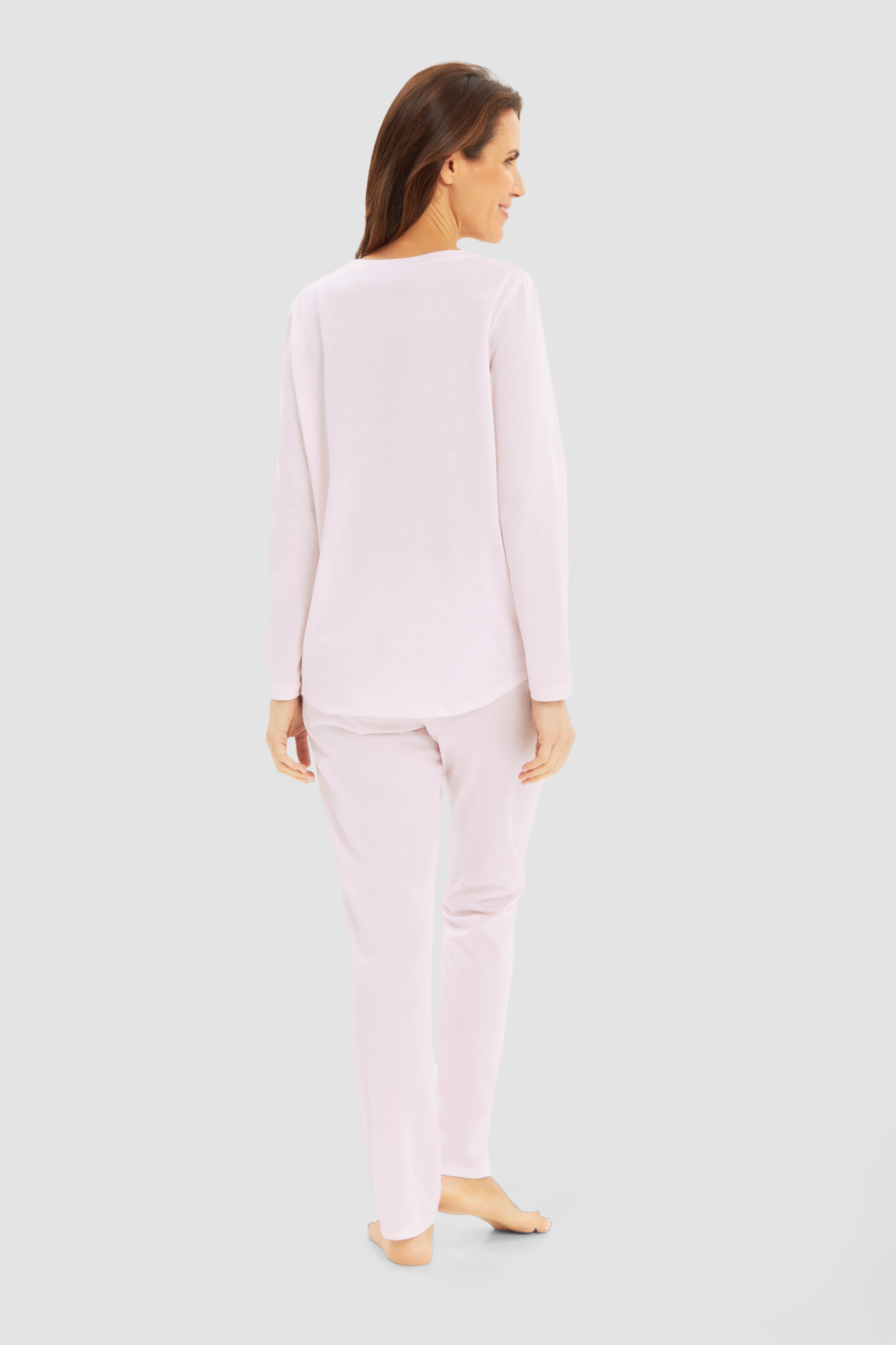 Féraud Pyjamas back view in Rose