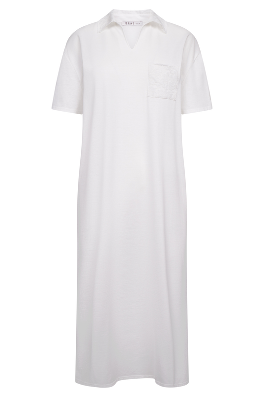 Féraud Nightgown front view in Ivory