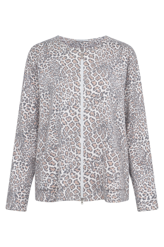 Féraud Lounge Jacket front view in Modern Leo