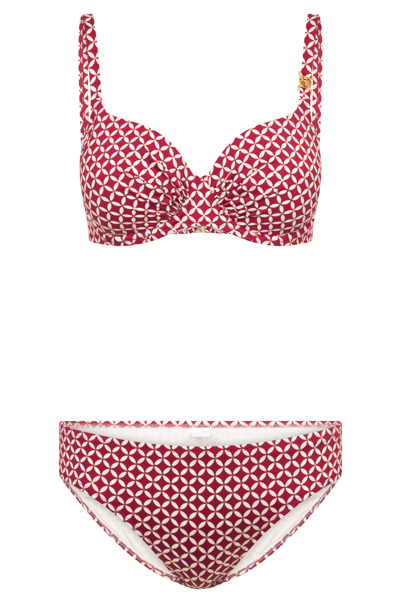Féraud Bikini front view in Graphic Minimal