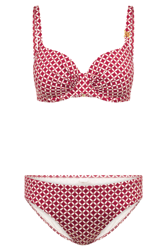 Féraud Bikini front view in Graphic Minimal