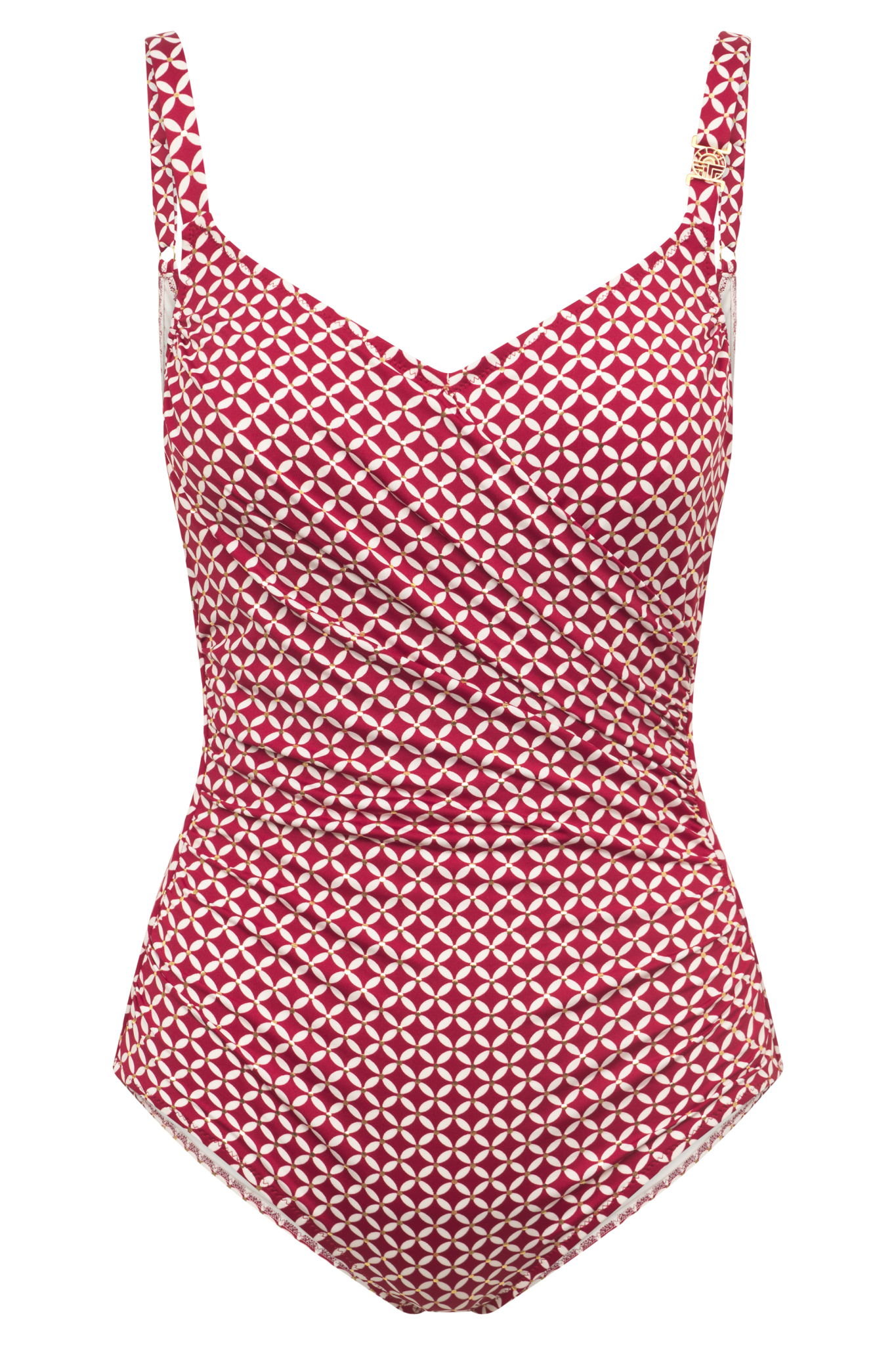Féraud Swimsuit front view in Graphic Minimal