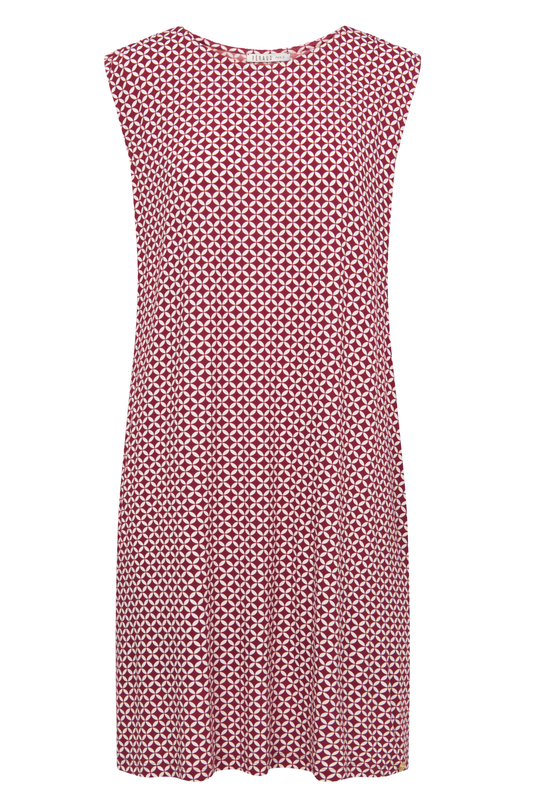 Féraud Beach Dress front view in Graphic Minimal