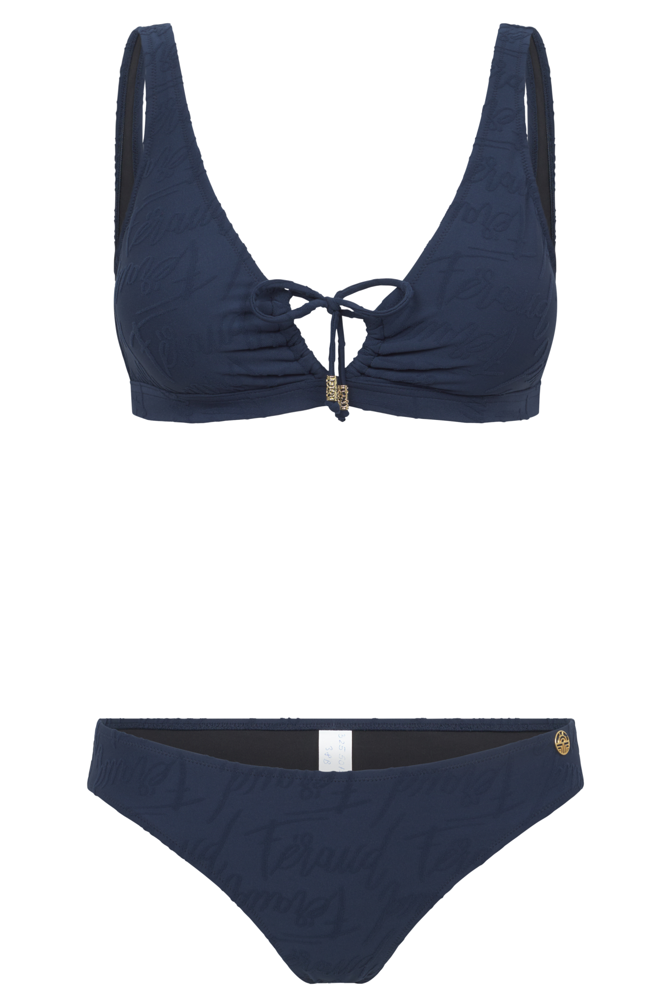 Féraud Bikini front view in Navy