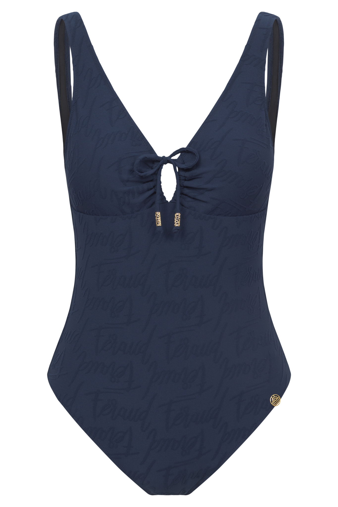 Féraud Swimsuit front view in Navy
