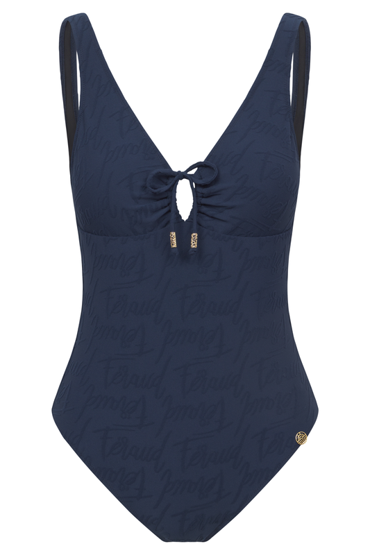 Féraud Swimsuit front view in Navy