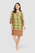 Féraud Beach Dress on model in Ornamental Mix