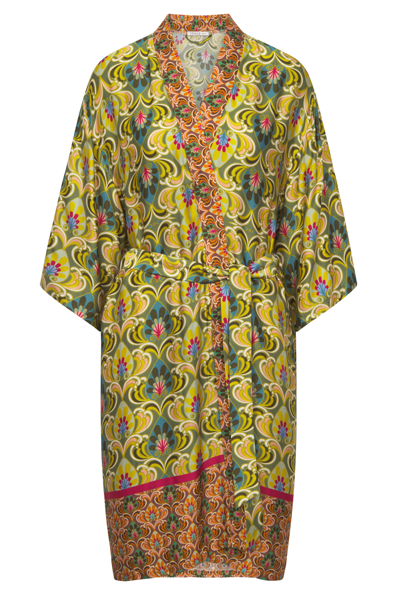 Féraud Robe front view in Ornamental Mix