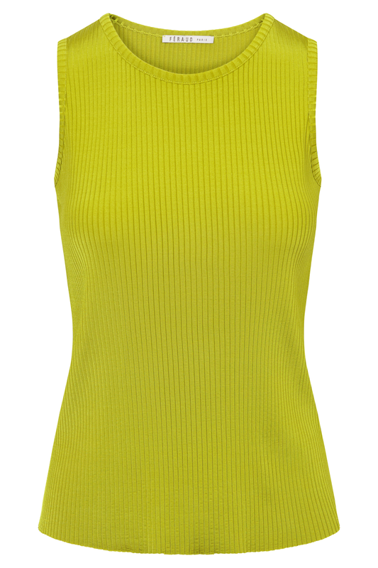 Féraud Lounge Top front view in Lime