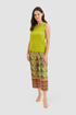 Féraud Lounge Top on model in Lime