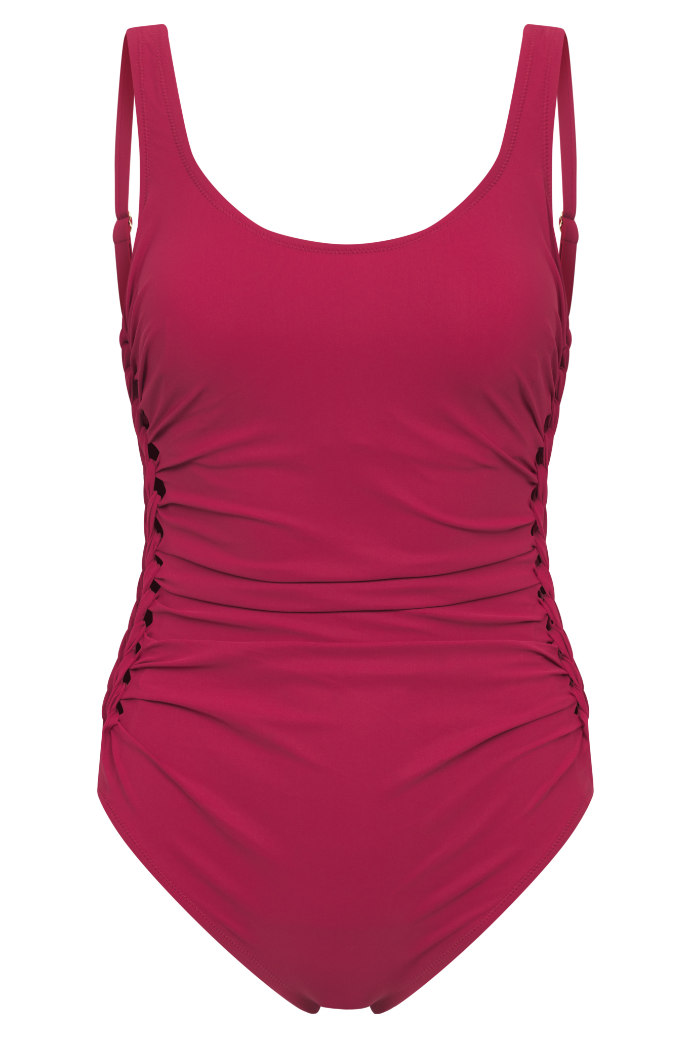 Féraud Swimsuit front view in Chianti