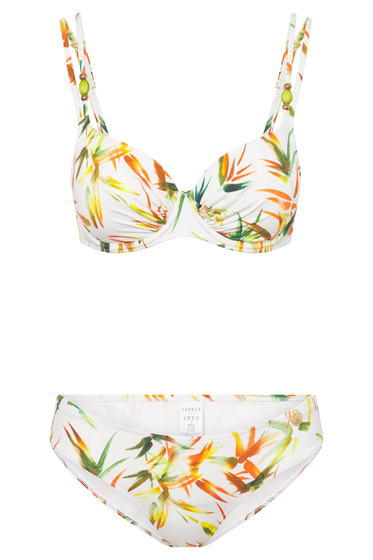 Féraud Bikini front view in Bamboo