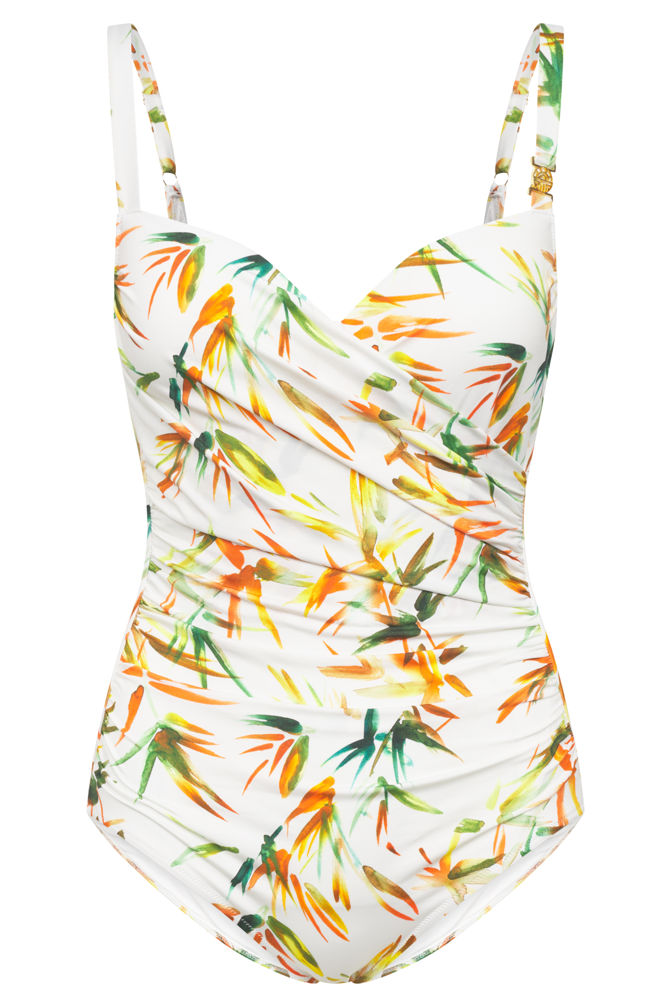 Féraud Swimsuit front view in Bamboo